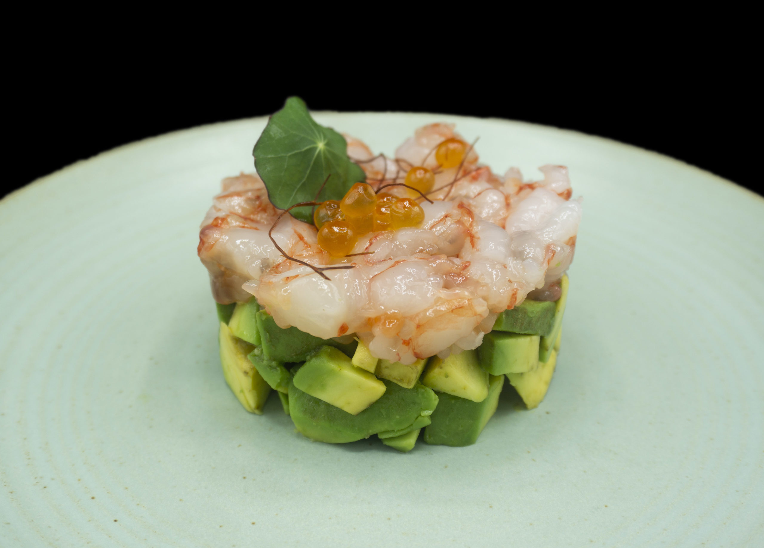 RED PRAWN TARTARE of Mazara del Vallo