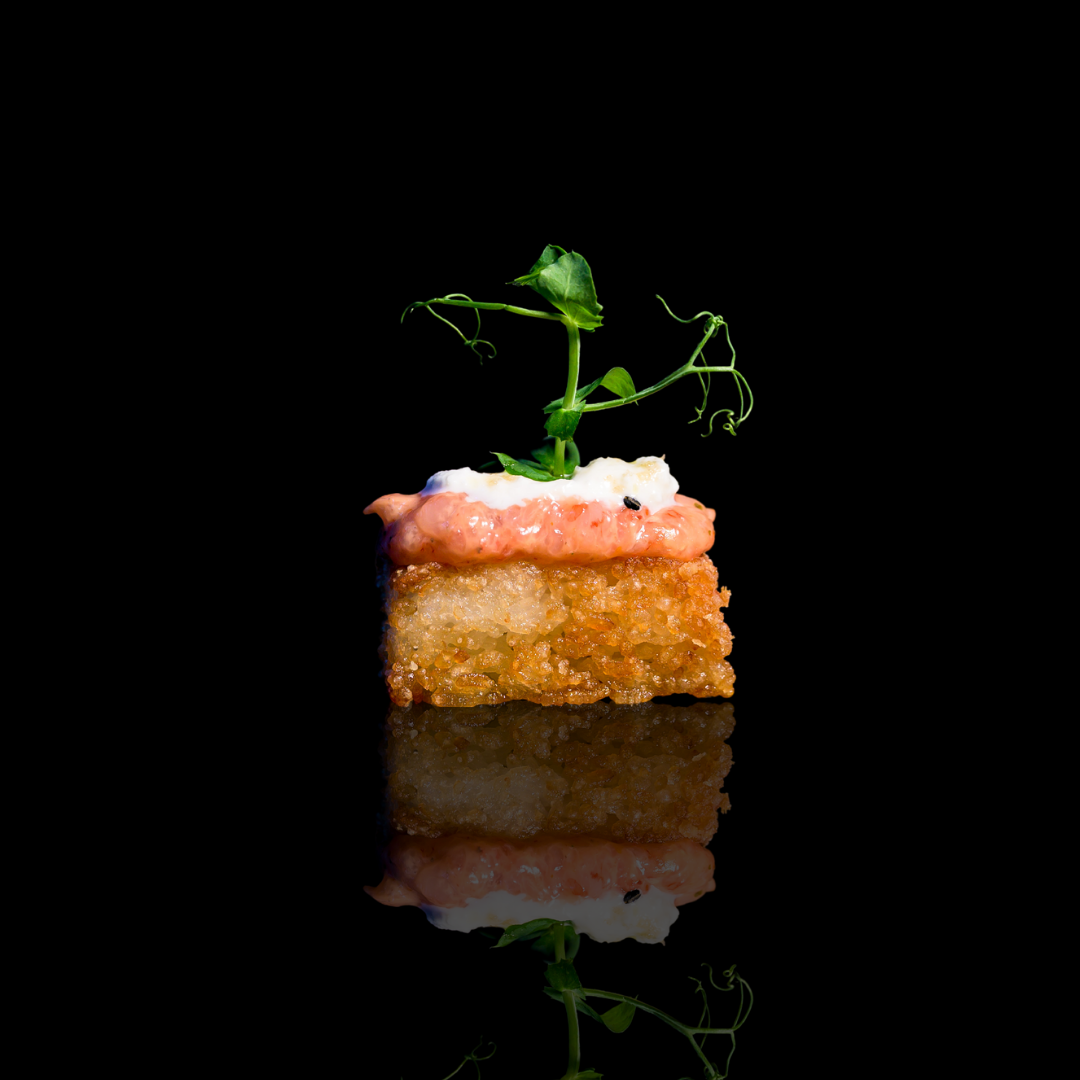CRISPY RICE BURRATA