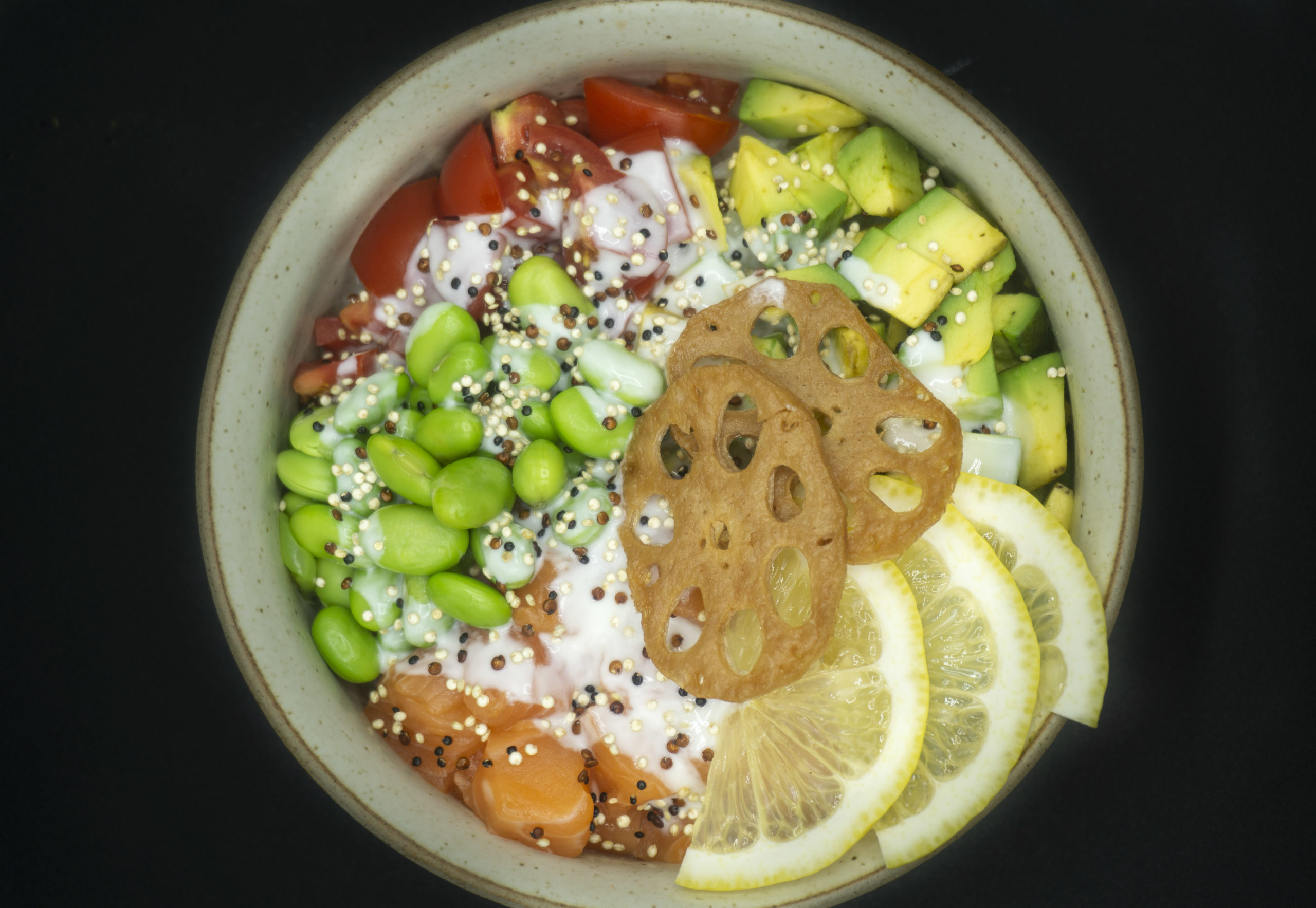 POKE SALMONE E VERDURE