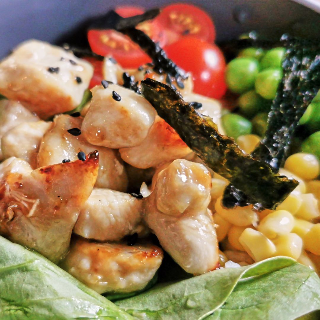 POKE POLLO E VERDURE